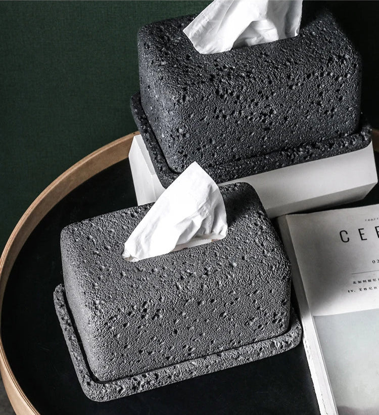 CIMENTO — Handmade Cement Tissue Box