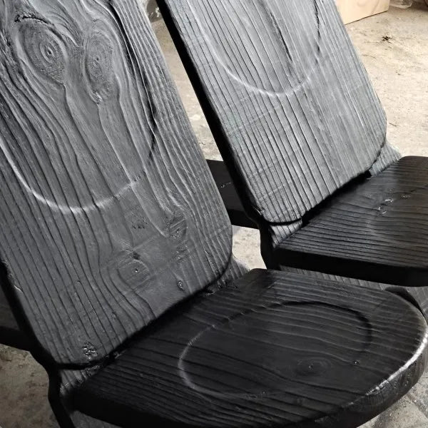 KUBA — Hand-Carved African Accent Chair