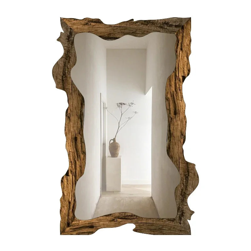 REFLET — Wabi Sabi Wood Mirror