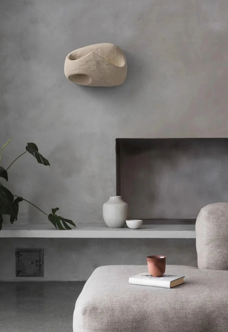 LITHA – Sculptural Stone Effect Wall Lamp
