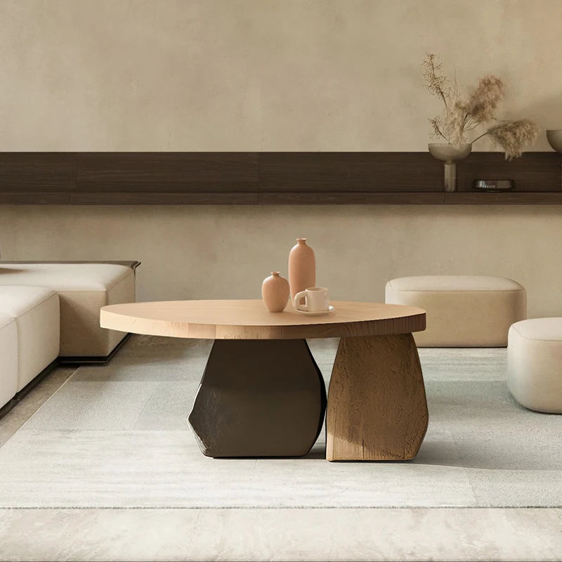 LUNE — Sculptural Round Side Table