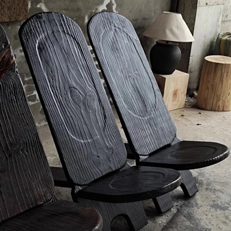 KUBA — Hand-Carved African Accent Chair