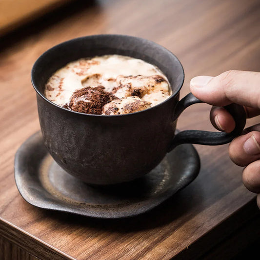 TSUKI – Handmade Ceramic Mug with Tray