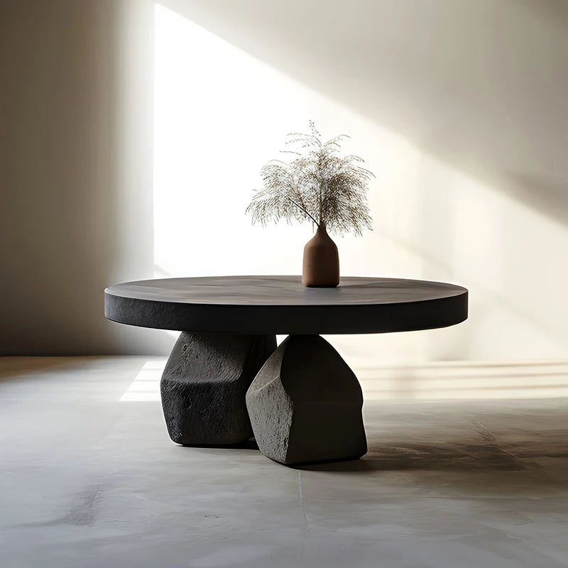 LUNE — Sculptural Round Side Table