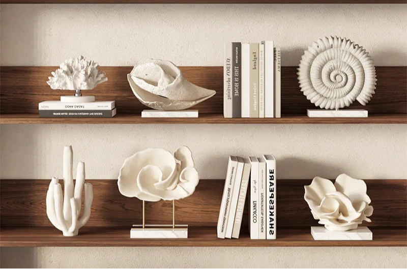 MIRA – Resin Coral & Shell Sculpture