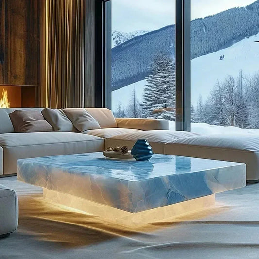 AZUR – Blue Onyx Coffee Table The Eye Curated Edition