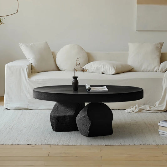 LUNE — Sculptural Round Side Table