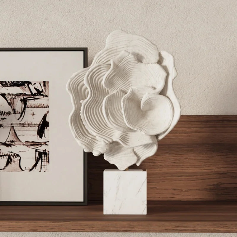 MIRA – Resin Coral & Shell Sculpture