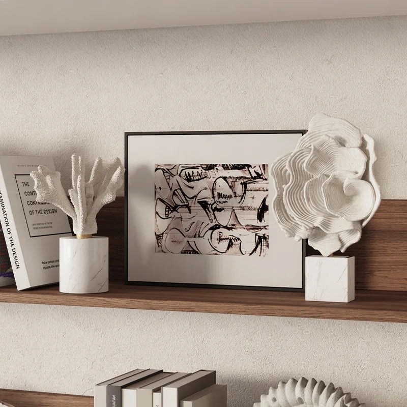 MIRA – Resin Coral & Shell Sculpture
