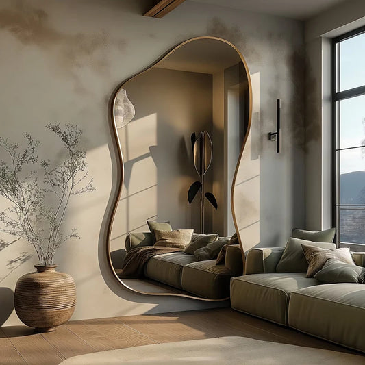 LUNAE – Sculptural Irregular Full-Length Mirror